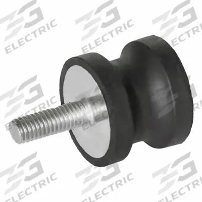 JW WINCO Vibration-Isolating Mount: Hourglass, Natural Rubber - Male x Female Vibration-Isolating Mounts