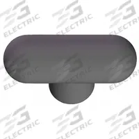 INNOVATIVE COMPONENTS Hand Knob: T, Plastic w/ Steel Thread, 3/8"-16 Thread, 2.27 in Dia (MPN GN6C----TR6--21). Key specifications — Seal Material: Nylon; Brand: INNOVATIVE COMPONENTS.