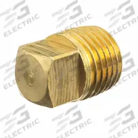 APPROVED VENDOR Plug: Square Drive Solid Plug, 2 1/2 in, NPT Threaded, Class 125, C89833 Brass (MPN ZUSA-PF-10583). Key specifications — Brand: APPROVED VENDOR; Maximum Operating Pressure: 125 psi @ 72° F.