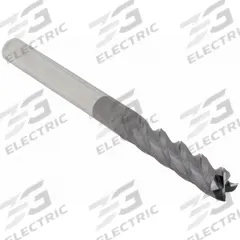 APPROVED VENDOR Square End Mill: Carbide, AlTiN Coated, 4 Flute, 3/8" Mill Dia, 1-1/2" LOC, 6" OAL (MPN 218-001047)