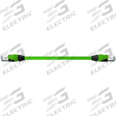 MURRELEKTRONIK Cordset: Cat5e, RJ45 Male Straight x RJ45 Male Straight, 3 m Lg, PUR, Green, Shielded (MPN 7000-74301-7960300). Key specifications — Brand: MURRELEKTRONIK; Cable Jacket Color: Green; IP Rating: IP20; Performance Category: Cat5e.