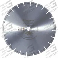 HUSQVARNA Diamond Saw Blade: Granite/Reinforced Concrete, 14 in Blade Dia., 1 in Arbor Size, Wet (MPN F620C-14). Key specifications — attr1097734: Wet; attr1097738: Large Flat Saw; attr1097751: HUSQVARNA.