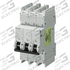 SIEMENS IEC Miniature Circuit Breaker: 6 A Amps, 125V DC, 14kA at 240V AC, Screw Clamp (MPN 5SJ43067HG41). Key specifications — DC Voltage Rating: 125V DC; Max. AIR Rating: 14kA at 240V AC; Terminal Connection: Screw Clamp; Brand: SIEMENS.