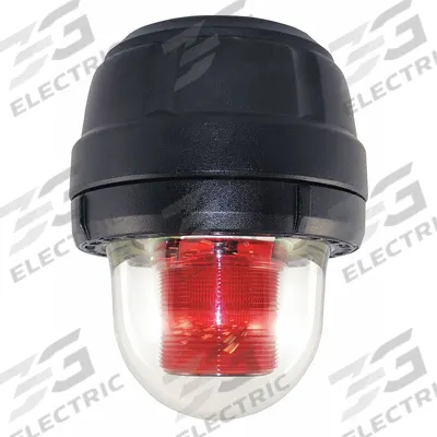 FEDERAL SIGNAL Warning Light: 24V DC, 11 3/8 in Overall Ht, 8 13/16 in Overall Dia - Strobe Lights for Hazardous Locations