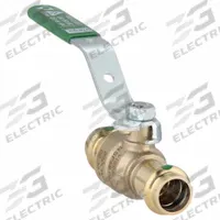 VIEGA PROPRESS Manual Two-Way Ball Valve: 1/2 in Size, Bronze, Straight, Press x Press, Two-Piece (MPN 79923). Key specifications — Brand: VIEGA PROPRESS; Handle: Locking Lever.
