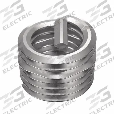 HELI-COIL Helical Insert: Tanged Tang Style, Free-Running, 5/16"-24 Thread Size, Plain - Free-Running Tanged Helical Inserts