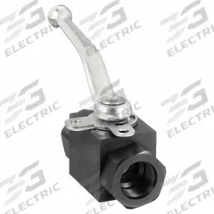 DYNAQUIP CONTROLS Manual Two-Way Ball Valve: 1 in, Carbon Steel, Straight, SAE x SAE, Three-Piece (MPN VAE2.N00P 1). Key specifications — Brand: DYNAQUIP CONTROLS; Handle: Locking Lever.