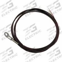 DAYTON Ring Thermocouple: -325°F to 500°F /-200°C to 260°C, ±0.4%/±1.1°C Accuracy, Type K, Bolt (MPN 826Y36). Key specifications — Brand: DAYTON; Cable Material: FEP Insulation; Cable Length: 72 in; Accuracy: ±0.4 %; Process Mounting Connection: Bolt; Maximum Wire Gauge: 20 AWG.