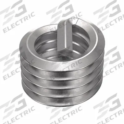 HELI-COIL Helical Insert: Tanged Tang Style, Free-Running, 3/8"-16 Thread Size, Plain - Free-Running Tanged Helical Inserts