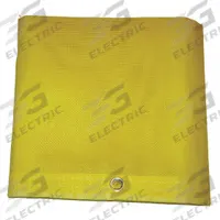 MAURITZON Tarp: 15.5 ft Lg, 11.5 ft Wd, Std Duty, 5 mil, Vinyl, Yellow, 10 oz/sq yd, PVC Coated (MPN MBT-12-05-1216). Key specifications — Color: Yellow; Brand: MAURITZON; Fabric Coating: PVC Coated.