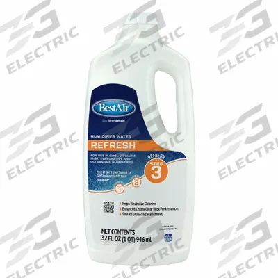 BestAir(R) Humidifier Refresh Plus Vitamin C: Water Treatment, 394WU4 - Cleaning Chemicals for Humidifiers