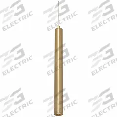 AFX INC. Pendant: 1 1/4 in Dia, 16 in Ht, Gold/Satin Brass, 800 lm, 3000K, 9 W, 120 to 277V AC (MPN ELIP01L30UDSB). Key specifications — Voltage: 120 to 277V AC; Brand: AFX INC.; Color Temperature: 3000K; Dimmable: Yes; Housing Finish/Color: Satin Brass.