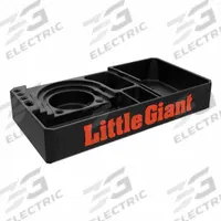 LITTLE GIANT Ladder Utility Tray: For Combo Ladders, Plastic, 18 in Overall Lg (MPN 15047-002). Key specifications — Color: Black; Compatible Ladder Type: Combination Ladders; Material: Plastic; Product Type: Utility Tray; Brand: LITTLE GIANT.