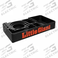 LITTLE GIANT Ladder Utility Tray: For Combo Ladders, Plastic, 18 in Overall Lg (MPN 15047-002). Key specifications — Color: Black; Compatible Ladder Type: Combination Ladders; Material: Plastic; Product Type: Utility Tray; Brand: LITTLE GIANT.