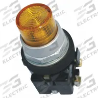EATON Illuminated Push Button: Illuminated, Extended Profile, Metallic, 30 mm, 1NC (MPN HT8GBYBF3). Key specifications — Brand: EATON; Action: Momentary; Series: HT800; Push Button Material Type: Metallic.