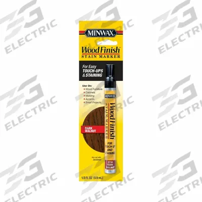 MINWAX Wood Repair Marker: Wood Repair Marker, Oil, 1 Container Size, Wood, Dark Walnut - Wood Repair Markers