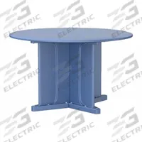 CORTECH Table: 29 in Overall Ht, 48 in Overall Dia, No Game Top, Ballast Accepted, Midnight Blue (MPN 66751MB). Key specifications — attr1032567: CORTECH; attr1032564: Ballast Accepted; attr1032590: Polyethylene; attr1075036: Endurance.