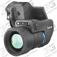 FLIR HD Thermal Imaging Camera Kit: 12° x 9°/28° x 21°/45° x 34°, SD Card/USB/Wireless (MPN FLIR T1020-KIT-12-45). Key specifications — Focus Method: Manual; Manufacturer Part Number: FLIR T1020-KIT-12-45; Brand: FLIR; Field of View: 45° x 34°; Intrinsic Safety: Not Specified Intrinsically Safe; Lens Angles Included: 12°, 28°,45°; Features_Broad: Inspection Routing.