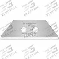 MARTOR Replacement Blade: 2 3/16 in Blade Lg, 3/4 in Blade Wd, 0.025 in Blade Thick, 100 PK (MPN 160099.7). Key specifications — attr307708: 64NR01; attr307711: Stainless Steel; attr307707: Yes; attr324888: MARTOR.