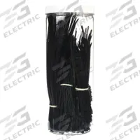 GRAINGER Cable Tie Kit: 650 Pieces, Nylon 6/6, Plastic Pawl Locking, Black (MPN 40J772). Key specifications — Locking Style: Plastic Pawl; Includes: (50) 11.8 in Black; Material: Nylon 6/6; Brand: GRAINGER.