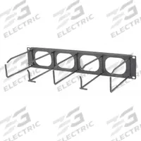 HUBBELL PREMISE WIRING Single Side Horizontal Ring Manager: Horizontal, 2 U, Single Side Sides, HM24. Key specifications — Color: Black; Orientation: Horizontal; Brand: HUBBELL PREMISE WIRING; Material: Steel; Number of Sides: Single Side.