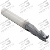 WIDIA HANITA Square End Mill: Carbide, TiAlN Coated, 3 Flute, 3/16" Mill Dia, 9/16" LOC, 2" OAL (MPN I3S0188T056R)