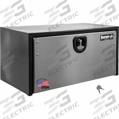 BUYERS PRODUCTS Underbody: Underbody Truck Box, Single Drop-Down Door Door, 18 in Overall Dp - Single Drop-Down Door Boxes