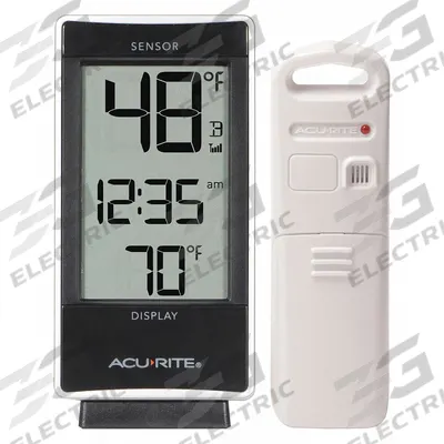 ACURITE Wireless Thermometer: 1%to 99% Humidity Range, Outdoor Temp - Desk & Wall Mount Meters with Wireless Sensors