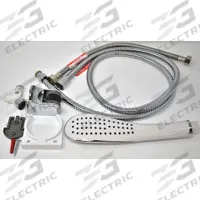 NEPHROS Mounting Bracket Kit: Metal/Plastic/Rubber (MPN 70-0291). Key specifications — Material: Metal; Brand: NEPHROS; Includes: Shower Install Kit; Product Type: Install Kit; Compatible Product Type: SSU-H Showers.