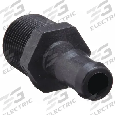 BANJO Barbed Hose Fitting: For 1/2 in Hose I.D., Hose Barb x NPT, 3/4 in x 1/2 in Fitting Size - Polypropylene Multipurpose (Air, Water, Chemical) Rigid Barbed Hose Fittings