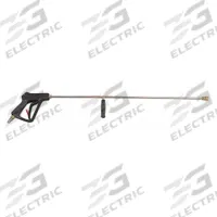APPROVED VENDOR Pressure Washer Wand: 5,000 psi, 10 gpm, 120°F Max Temp, 3/8 in Inlet Dia (MPN 851-0095). Key specifications — Includes: Spray Gun and Wand Assembly, 36'', Stainless Steel; Material: Stainless Steel.