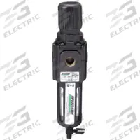 SPEEDAIRE Filter-Regulator: Intermediate Duty Series, 3/8 in NPT, 120 cfm, 40 micron, Manual Drain (MPN 4ZK89). Key specifications — attr109419: SPEEDAIRE; attr109429: Aluminum; attr109463: No; attr109467: Rubber; attr109468: Intermediate Duty.