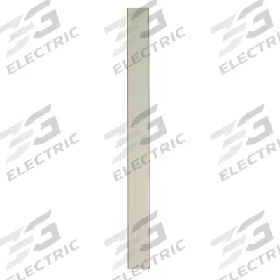 ASI GLOBAL PARTITIONS Partition Column: Steel, Powder-Coated, Almond, 82 in Ht, 5 in Wd - Pilasters for Bathroom Partitions