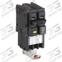 SQUARE D Miniature Circuit Breaker: 15 A, 120/240V AC, Single Phase, 10kA at 120/240V AC, 2 Poles (MPN HOM215GFI). Key specifications — Phase: Single; Amps: 15 A; AC Voltage Rating: 120/240V AC; Max. AIR Rating: 10kA at 120/240V AC; For Use With: Homeline Load Center; Brand: SQUARE D.