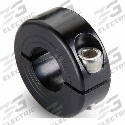 RULAND MANUFACTURING Shaft Collar: 1-Piece, Metric, Round, Clamp-On, 30 mm Bore Dia - Aluminum Shaft Collars