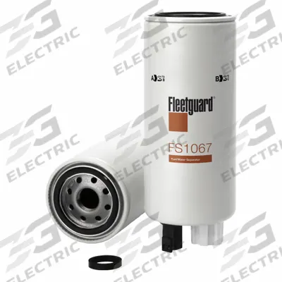FLEETGUARD Automotive Fuel Filter: 16 5/16 in Overall Lg, 3 11/16 in Outside Dia - Spin-On Fuel/Water Separators
