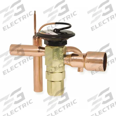 Parker Thermostatic Expansion Valve: C, Straight-Thru, For R-22 Refrigerant Type - Thermostatic Expansion Valves