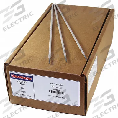 WESTWARD Stick Electrode: Carbon Steel, E7014, 3/16 in x 14 in - Electrodes for High-Speed Welding