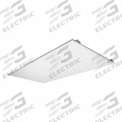 MAXLITE Flat Panel: 2 ft Lg, 4 ft Wd, 3,080 lm_4,200 lm_5,320 lm, 3500K/4000K/5000K, 38 W (MPN FPR24D22WCSCREMTA). Key specifications — Voltage: 120 to 277V AC; Brand: MAXLITE; Dimmable: Yes; LED Replacement For: 4 Lamp T8; Color Temperature: 4000K.