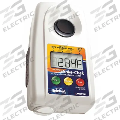 REICHERT Refractometer: Brake Fluids/DOT3 Boiling Point/DOT4 Boiling Point, +/-5.0°C - Digital Handheld Refractometers