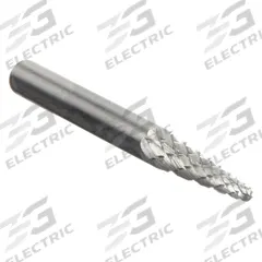 WIDIA Carbide Bur: Ball-Nosed Cone, SL-41, Double Cut, 1/8" x 3/8" Head, 1/8" Shank (MPN M41461). Key specifications — Trade Number: SL-41; Brand: WIDIA METAL REMOVAL.