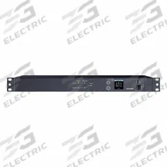 CYBER POWER Power Distribution Unit: Single-Phase, 10 Outlets, (10) NEMA 5-15R, Metered, 1 RU (MPN PDU24001). Key specifications — Plug Type: NEMA 5-15P; Brand: CYBER POWER; Phase: Single-Phase; Receptacle Type: (10) NEMA 5-15R; Mounting Location: Vertical Rack; Facing: Rear.
