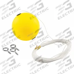 PRIME-LINE Garage Stop Ball: Rubber, Retracting Cord (MPN GD 52286). Key specifications — Brand: PRIME-LINE; Material: Rubber; Product Type: Stop Ball.