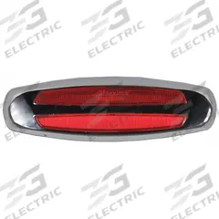 MAXXIMA Clearance Marker Light: Clearance Light, LED, Oval, Surface Mount, Red, Hole, IP67 (MPN M30332R). Key specifications — Lens Color: Red; Brand: MAXXIMA; Electrical Connection: Bullet and Ring Connector; Lighting Technology: LED; Mount Type: Hole; SAE Lens Code: P2.