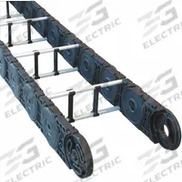 KABELSCHLEPP Cable and Hose Carrier: Open, 3 Channels, 3.7 in Cavity Ht, 8 in Cavity Wd, 60 in (MPN MC1250-8.00-RS-220-2V5). Key specifications — Brand: KABELSCHLEPP; Crossbar Material: Aluminum; Item: Cable and Hose Carrier; Series: M; Mounting Brackets Included: Without Mounting Brackets; Outside Width: 9.7 in; Outside Height: 3.8 in; Length: 60 in.