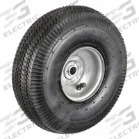 DAYTON Pneumatic Wheel: 10 in Overall Ht, 300 lb Load Capacity, 10 in H x 3 1/2 in W, Rubber/Steel (MPN MH34D66001G). Key specifications — Compatible Grainger Part Number: 34D660; Manufacturer Part Number: MH34D66001G; Accessory Type: Wheel; Compatible with Product Type: Hand Truck.