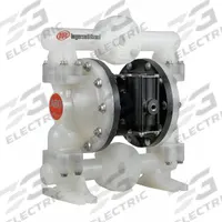ARO Double Diaphragm Pump: Polypropylene Body, 1 in, Flange Connection, 53 gpm, 265 ft Max. Head (MPN PD10P-YPS-PTT). Key specifications — Brand: ARO; Seat Material: PP; Check Valve Material: PTFE.