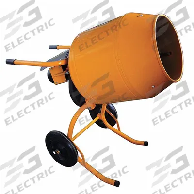 WESTWARD Corded Concrete Mixer: 4 3/4 cu ft Drum Capacity, Steel Drum - Corded Cement Mixers