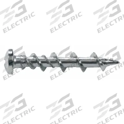 DEWALT Wall Anchor Screw: 1/4 in Dia, 1 1/4 in Overall Lg, Steel, Pan, Phillips - One Piece Self-Threading Anchors