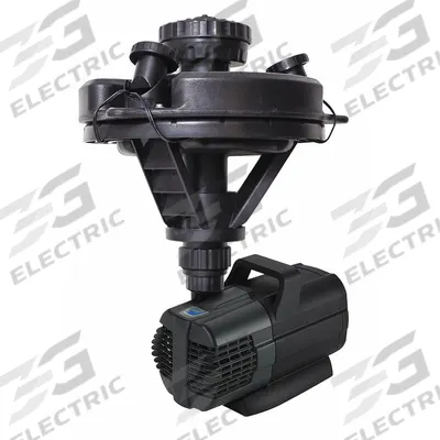 OASE Fountain Pump: 1/4 hp, 120V AC, 16 ft Max. Spray Ht, 15.75 ft Max. Spray Wd - Pond Decorative Fountain Systems